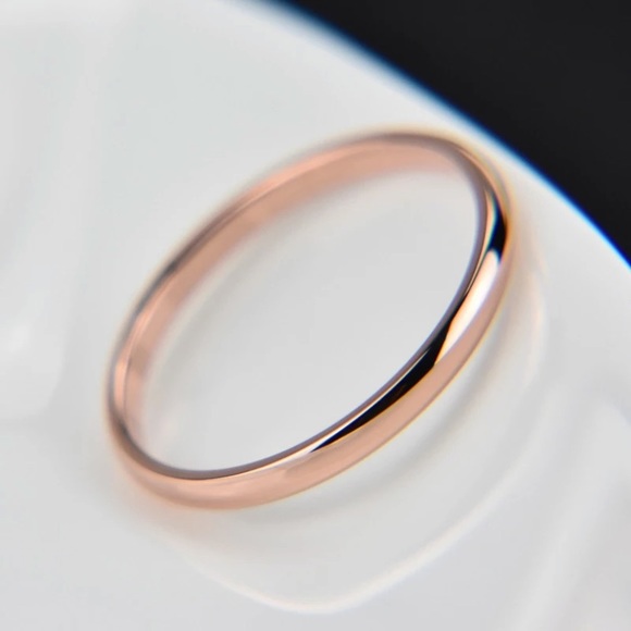 Jewelry - NEW Rose Gold Stainless Steel Ring